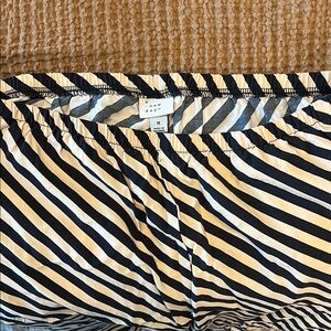 A New Day Black and Tan Striped Pants